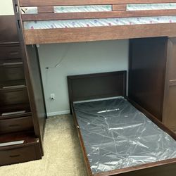 Twin over twin bunk step bunk bed - Rooms to Go
