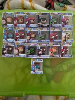 BITTY FUNKO POPS MARVEL AND DC