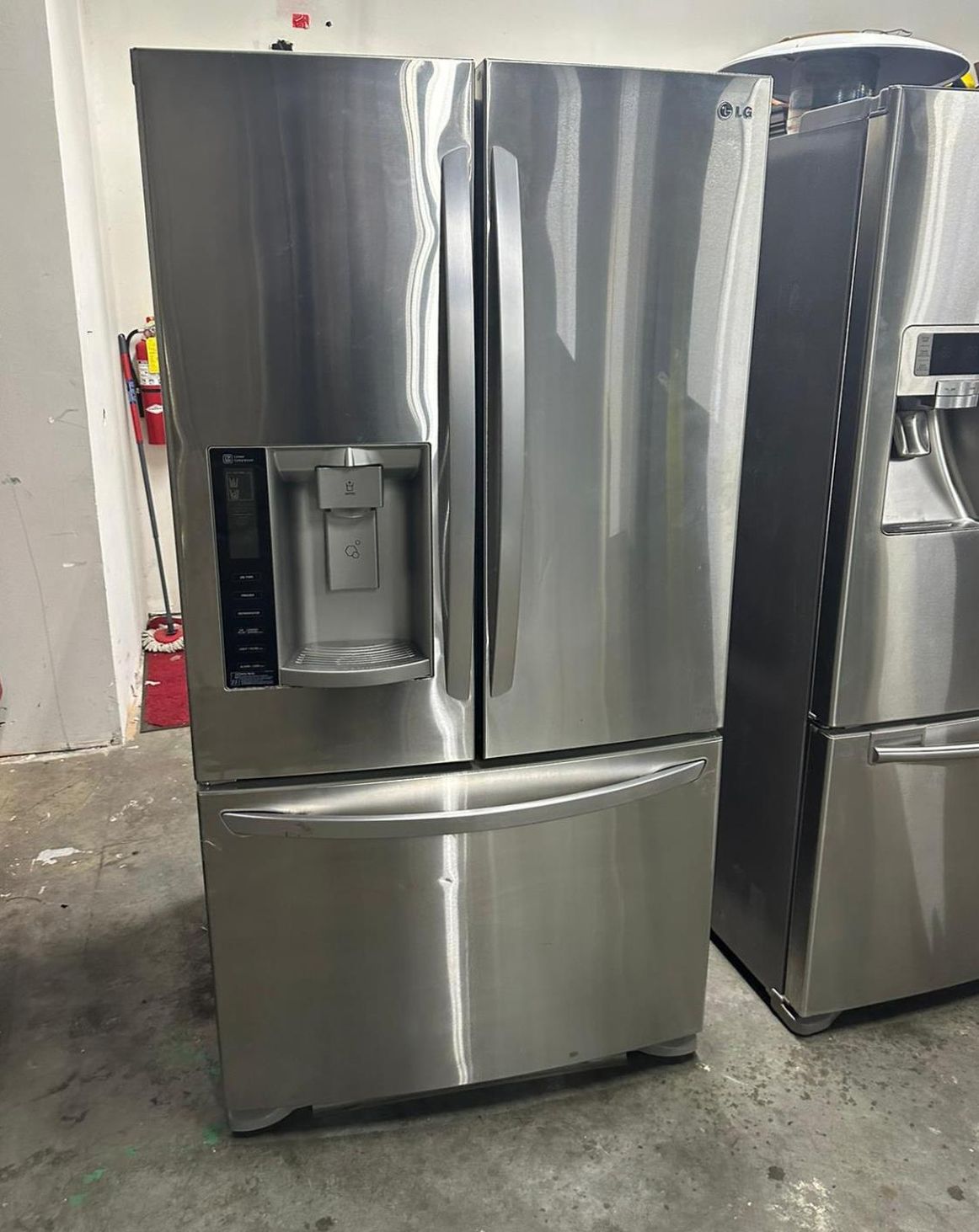 LG French Door Fridge Stainless with Water Dispenser