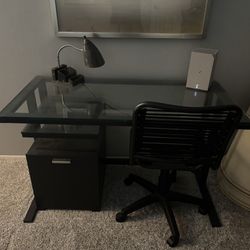 Crate & Barrel Metal Desk 