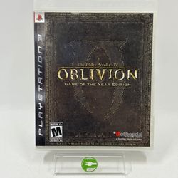 Elder Scrolls IV Oblivion [Game of the Year] (Sony PlayStation 3 PS3, 2007)
