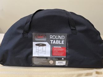 Round folding table - MLB San Francisco Giants official - with carry case