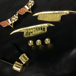 Chevy Impala Gold Parts Emblems