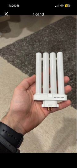 Quad-Tube CFL Compact Fluorescent Light Bulb