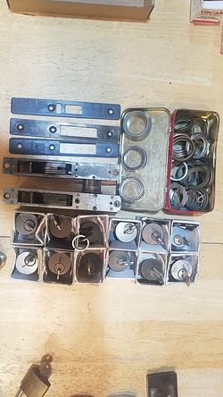 Solid brass mortise cylinders and miscellaneous locks