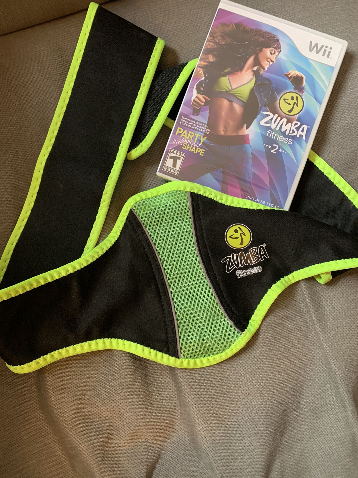 Wii Zumba And Zumba belt for controller