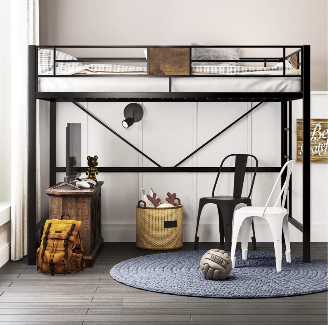 Twin Loft Bed Metal