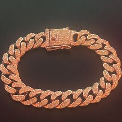 Bronze Cuban Link Bracelet