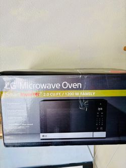 LG brand new microwave in the box big size usually 200$ price