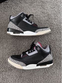 Jordan 3 III Retro Black Cement 2018 size 8