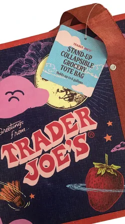 Trader Joe's Tote Bag Limited Edition Double Sided - NEW