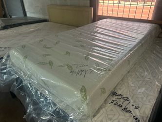 $110 — Deluxe Memory Foam Twin Mattress Available