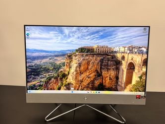 HP ALL IN ONE DESKTOP -TouchScreen - AMD Ryzen 5-4500U , 8GB DDR$ RAM , 1 TB SSD, Webcam | Wi-Fi | BT. Windows 11 Home.