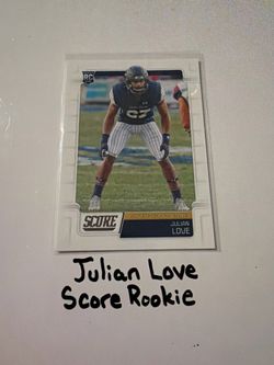 Julian Love Seattle Seahawks CB Score Rookie Card.