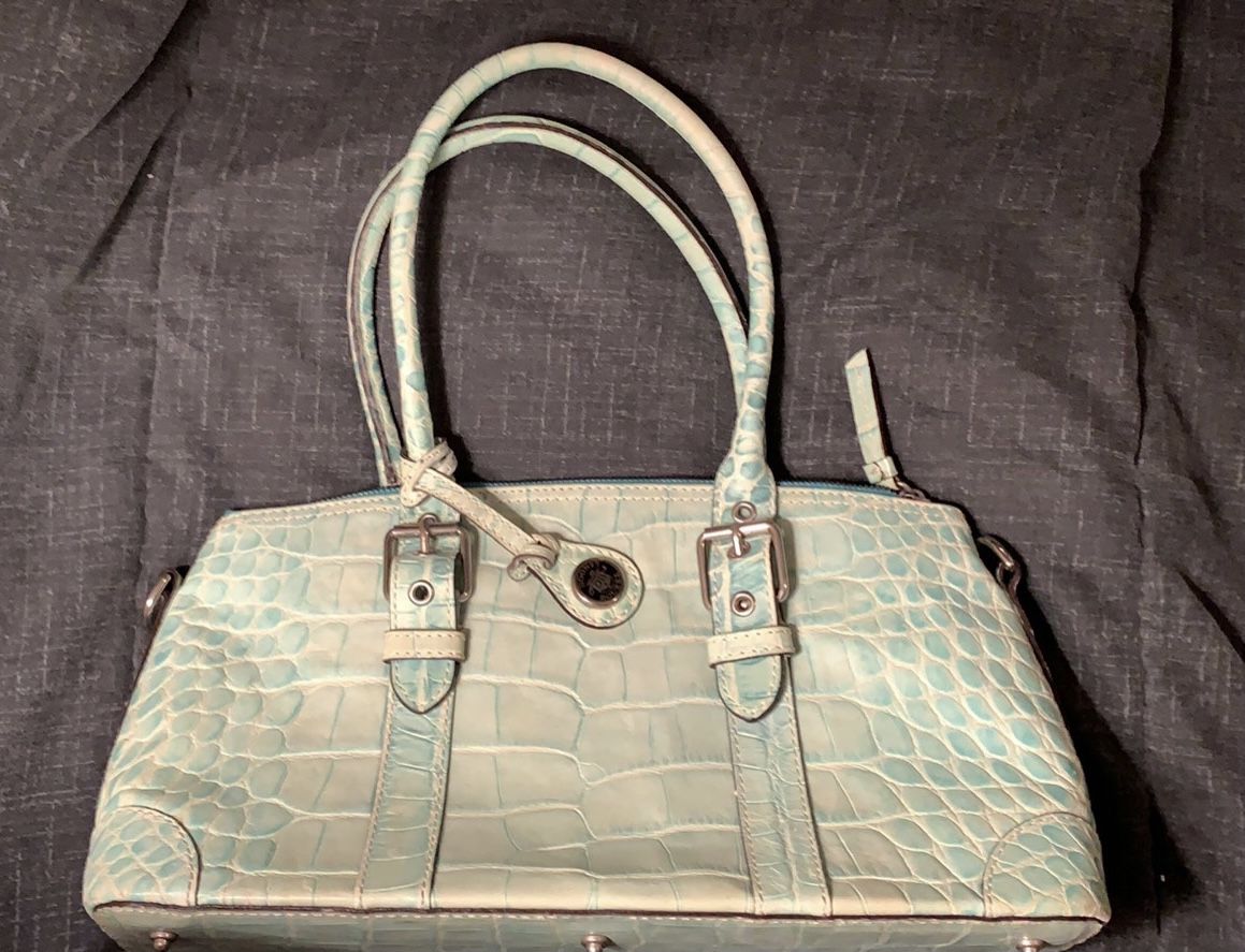 Dooney & Bourke Croc Leather Hand Bag