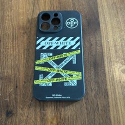 Off White iPhone 15 Pro Max Case