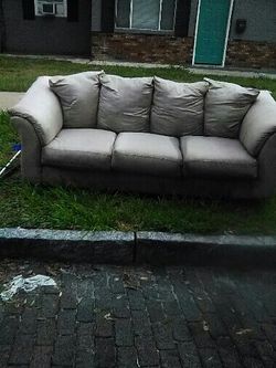 Lucan Brown Leather 3-seat Sofa