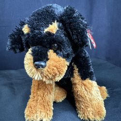 TY Classic Plush - BRUTUS the Rottweiler Dog (12 inch) -MWMTs Stuffed Animal Toy