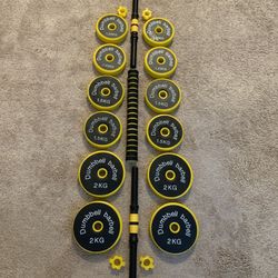Adjustable Dumbbell and Barbell Set