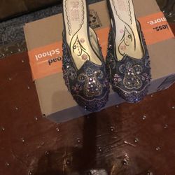 Beautiful beaded slip Ons