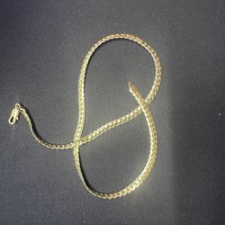 18 K Gold Chain Necklace Brand New