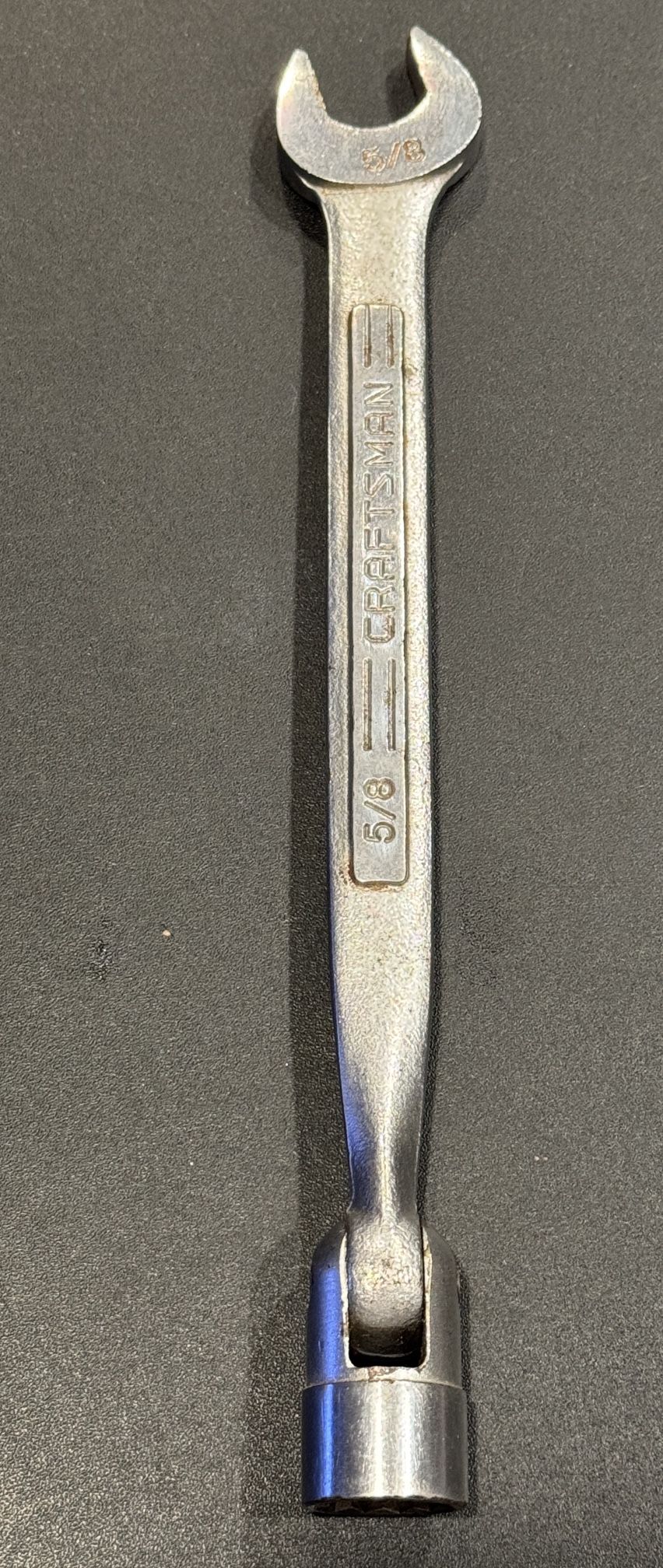 Vintage Craftsman USA SAE Size 5/8" Saltus Flex Socket End Wrench MPN -V- 42545