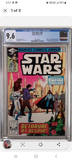 🛸STAR WARS #43 CGC 9.6 MARVEL COMICS 1ST APPEARANCE OF LANDO BOBA FETT