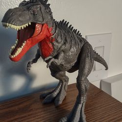 Jurassic World, Massive Biters Tarbosaurus Larger-Species Dinosaur Action Figure,8" H x 14" Large.