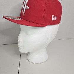 Boys New Era 59Fifty Houaton Rockets Hat Size 6 ½