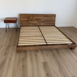 CB2 Dondra Teak King Bed – OBO
