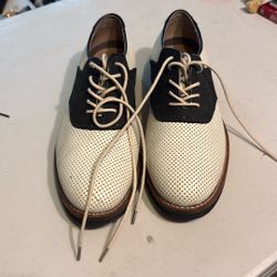 G.H. Bass And Co. Men’s Black And White Dress Shoes Size 9 1/2