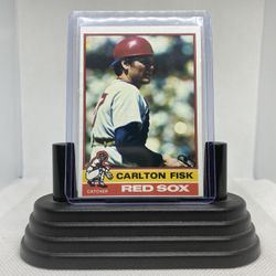 Carlton Fisk 1976 Topps Card#365