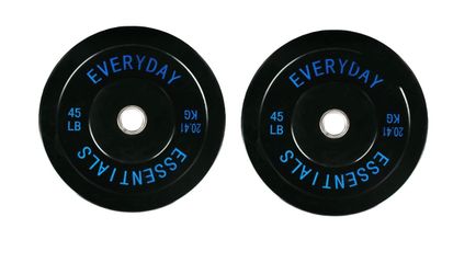 BalanceFrom Olympic Bumper 90 LBS WEIGHT PLATES SET (45LB PAIR)