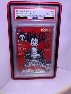 One Piece Monkey D. Luffy Magazine Promo PSA 10 Gem Mint Card