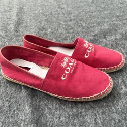 Coach Espadrilles Sz 7.5