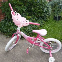 Huffy Disney Princess Girls Bike With Training Wheels