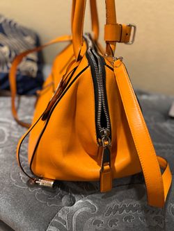 Marc Jacobs Made in Italy Orange Leather Handbag