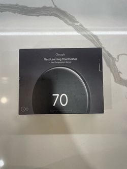 Google Nest Learning Thermostat + Temperature Sensor