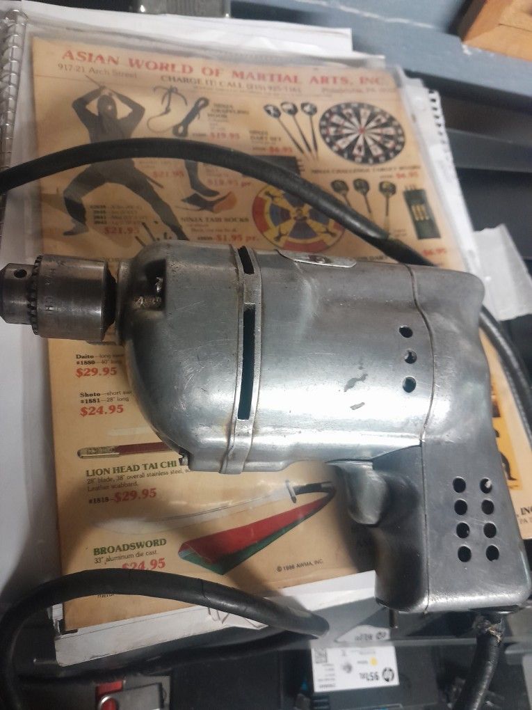 Vintage BLACK And Decker Drill