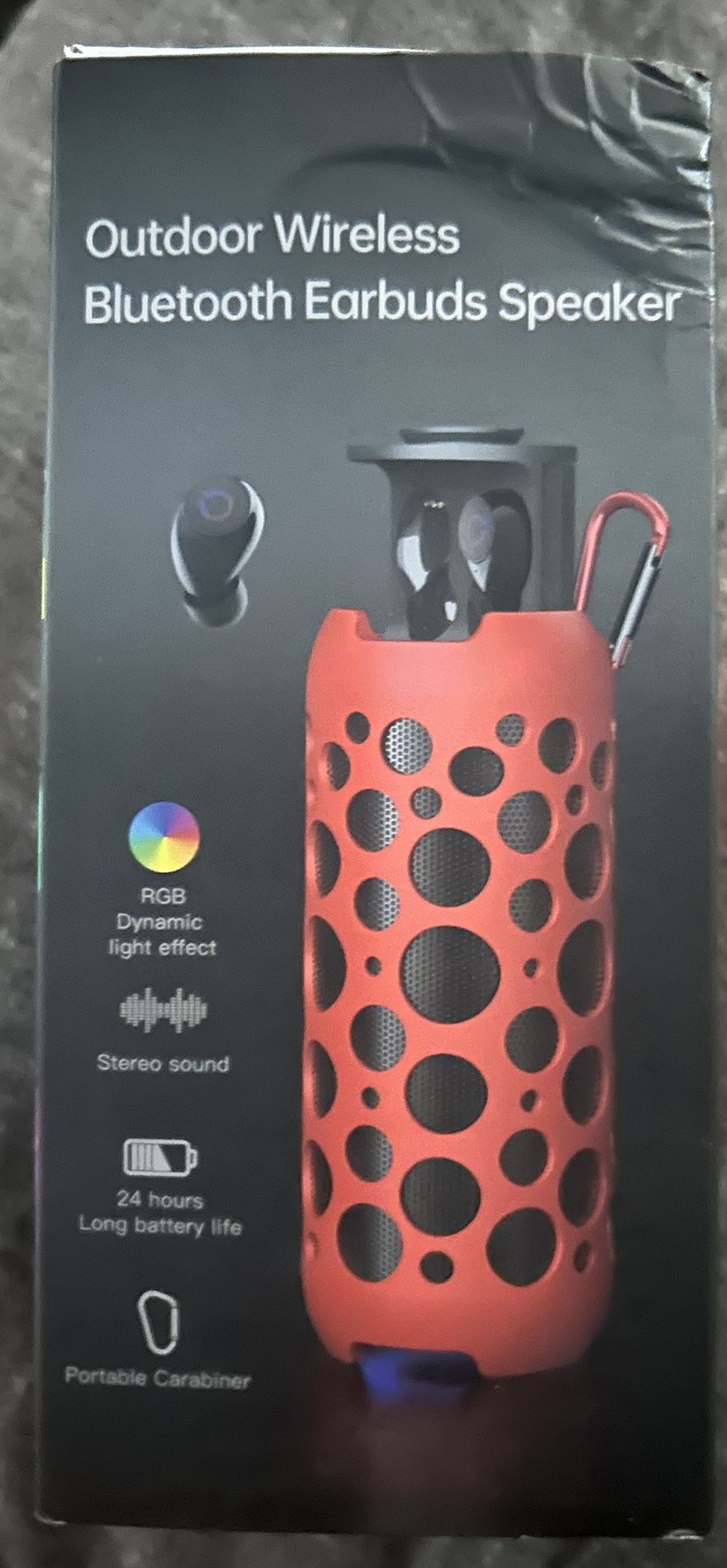 Outdoor Bluetooth Speaker And Earbuds
