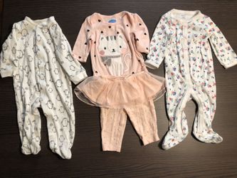 0-3 month old baby girl clothes
