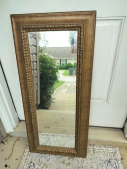 Large Gold Ornate Framed Wall Mirror