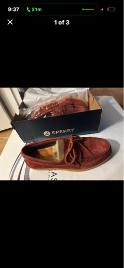 Sperry Boat Shoes with Box SIZE Mens 8.5/womens 10