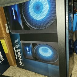 Nu Wave Led Color Changing Studio Monitors With Bass Booster