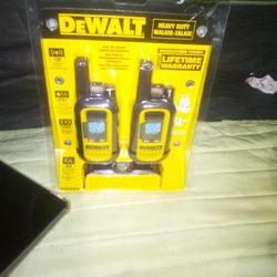 DeWalt Heavy Duty Walkie Talkie 