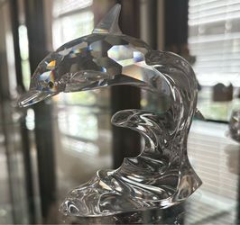 Swarovski dolphin figurine