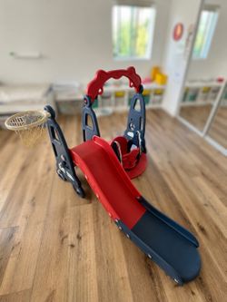 Toddler Slide & Swing Playset - Indoor Use Only