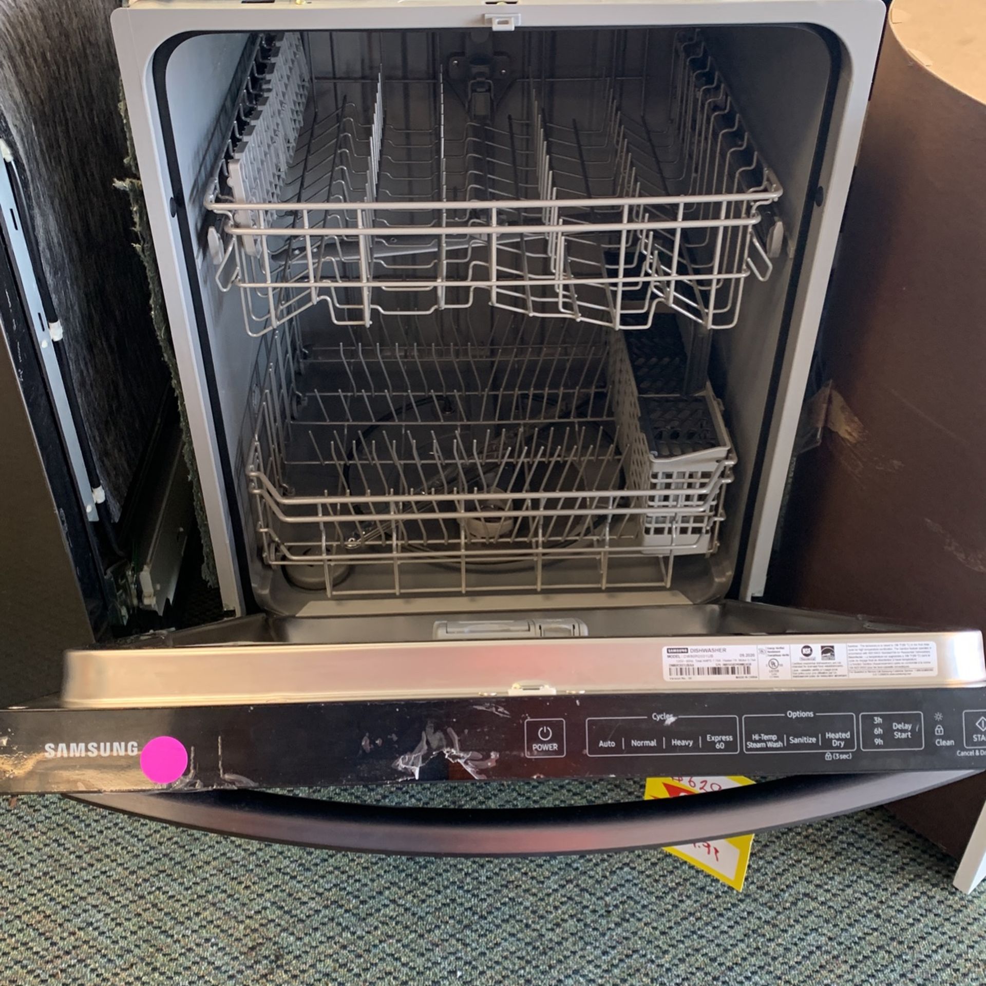 SAMSUNG DW80R203 DISHWASHER
