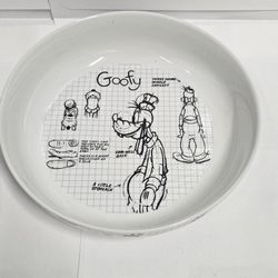 Disney Goofy Sketchbook Dinner Pasta Salad Serving Bowl 8.5"