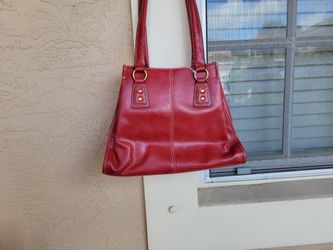 LADIES RED SHOULDER BAG by "NINE & Co."
